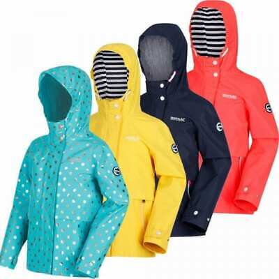 Regatta & Hawkshead Kids Girls Summer Waterproof Jacket Coat HUGE SALE RRP £50