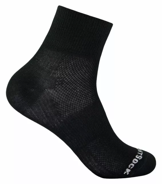 WRIGHTSOCK Profi Sportsocke Coolmesh II -anti-blasen- mittellang schwarz Socken