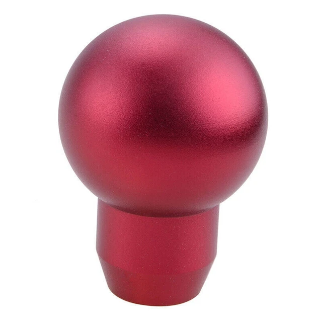Round Ball Shift Knob Red Universal Shifter Manual  Aluminum MT Gear NEW