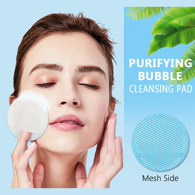5 PIEZAS/Bolsa desechable limpieza facial toallitas removedor de maquillaje almohadilla limpieza facial R1