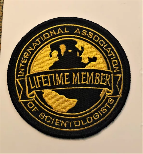 RARE Scientology Patch LIFETIME MEMBER International Association Scientologists