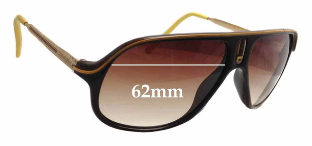 SFx Replacement Sunglass Lenses fits Carrera Safari/A - 62mm Wide