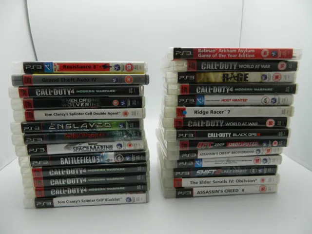 Playstation 3 PS3 - 27 games bundle