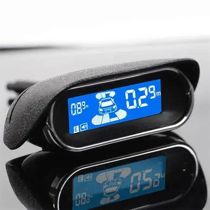 Front & Rear LCD Display Car Reverse Parking Sensor *8 Sensors Buzzer Alarm Kit*