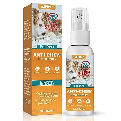 Bitter Spray for Dogs to Stop Chewing, No Chew Spray for Dogs, Pet Corrector
