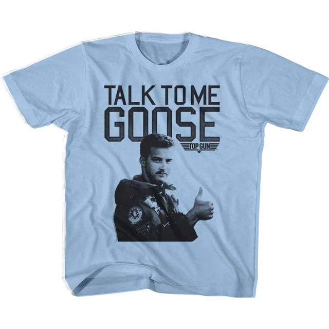 Top Gun Movie Vintage Talk To Me Goose Anthony Edwards Youth T Shirt 2T-YXL