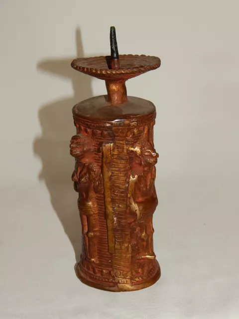 Kerzenhalter Bronze Afrika  Darstellung: Figuren