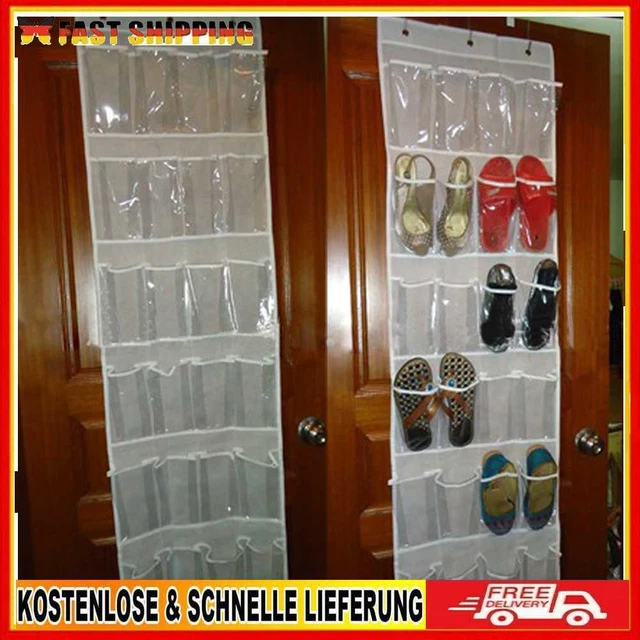 Ausbildungsteile 24 Tasche Tür hängen Shoe Rack Halter Veranstalter Wand Aufbewa