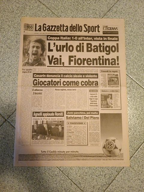 Gazzetta Dello Sport - 18 Octobre 1955 - GP Campari Lugano - Coppi - Vintage