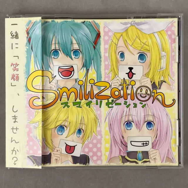 Vocaloid HikutsuP Smilization Hatsune Miku Luka Kagamine Rin Ren Anime CD Japan