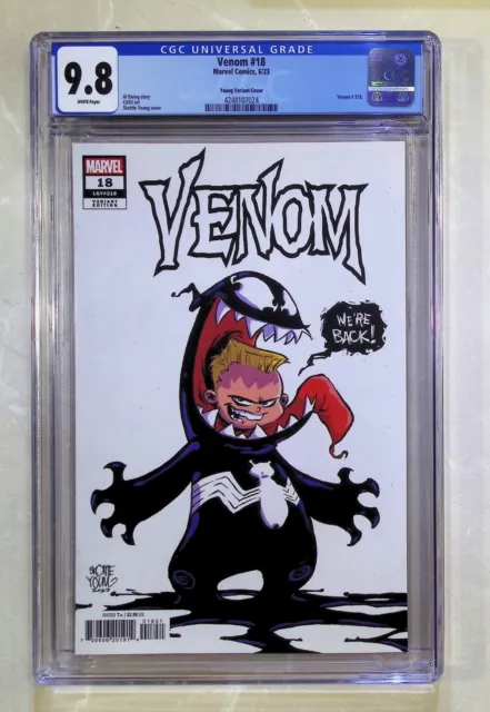 Venom #18 (2023 Marvel Comics) Skottie Young Variant CGC 9.8