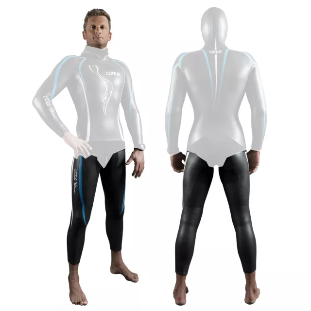 OMER UMBERTO PELIZZARI UP-W2 3mm Spearfishing Freediving Wetsuit L/S: PANTS  ONLY $129.98 - PicClick