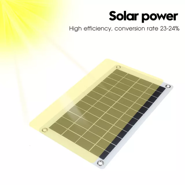 20W 12V Extérieur de Panneau Solaire Portatif de Chargeur de Batterie Kit 2