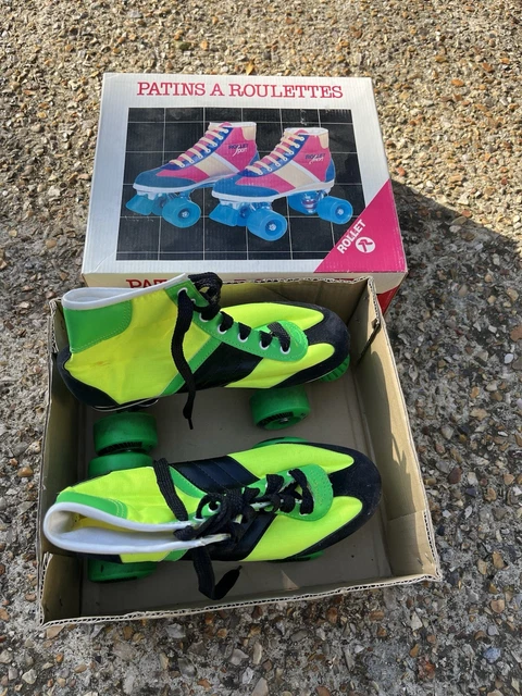Patins à roulettes rétro vintage GERMINA Allemagne RDA des années 80 - France