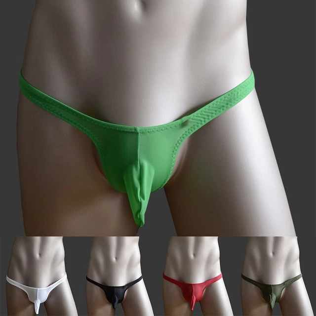 Sexy Mens T-Back G-string Thong Bikini Underwear Pouch Men Panties Thongs Gift