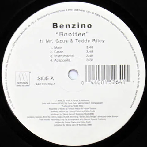 Benzino - Boottee / Bang Ta Dis - USA Promo 12" Vinyl - 2001 - Motown