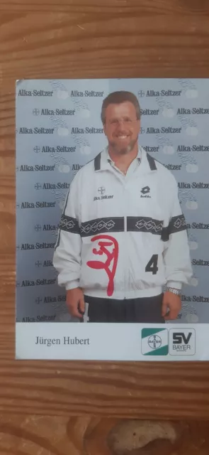 Jürgen Hubert SV Bayer Wuppertal Volleybal original Signierte Autogrammkarte