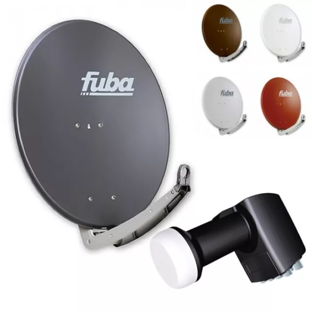 HD TV Digital Sat Anlage 8 Teilnehmer | Fuba DAA 780 + Inverto Premium Octo LNB