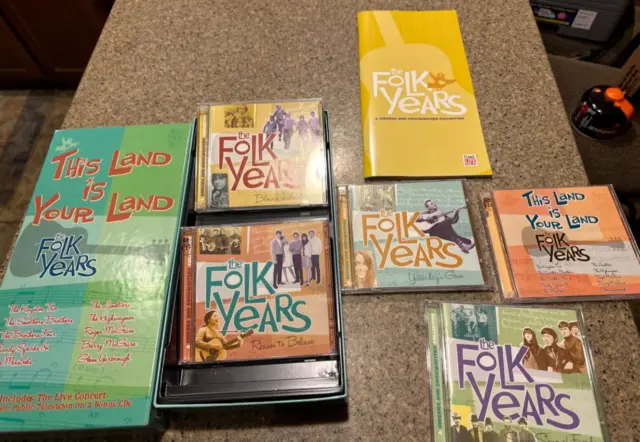 This Land Is Your Land The Folk Years 10 Disc CD Set Excellent -----