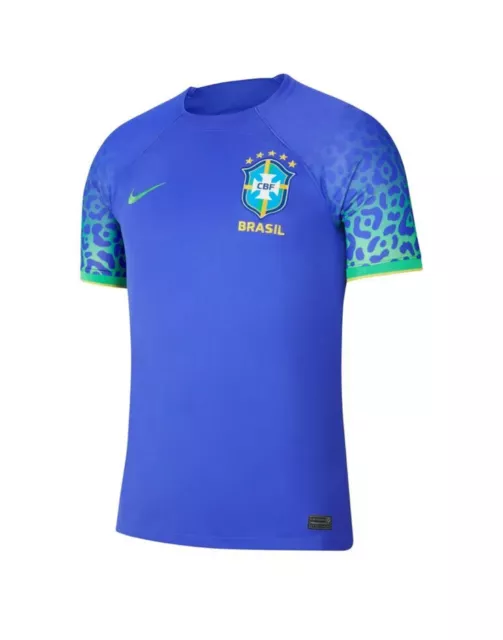 NIKE BRAZIL HOME JERSEY FIFA WORLD CUP LONG SLEEVE 2022 Size Medium