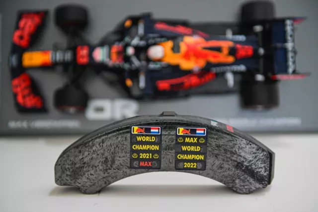 H Race Brake Pad Usato Max Verstappen F1 World Champion Red Bull Racing F1-247