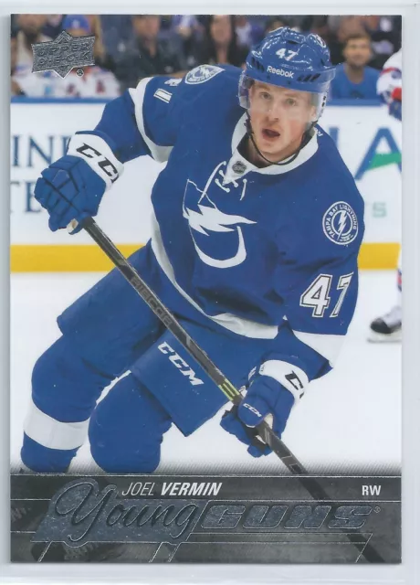 2015-16 Upper Deck Young Guns #483 Joel Vermin YG RC Rookie Card TB Lightning