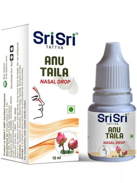 Sri Sri Tattva Anu Taila, 0.3 fl oz (paquete de 6)