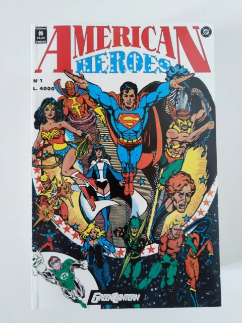 AMERICAN HEROES - SEQUENZA ALBI DAL n. 1 al n. 12 - Play Press 1991 - Perfetti.