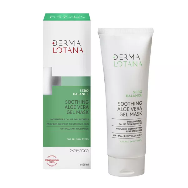 DERMALOTANA Sebo Balance Soothing Gel-Mask with Aloe Vera Sensitive Skin 125 ml