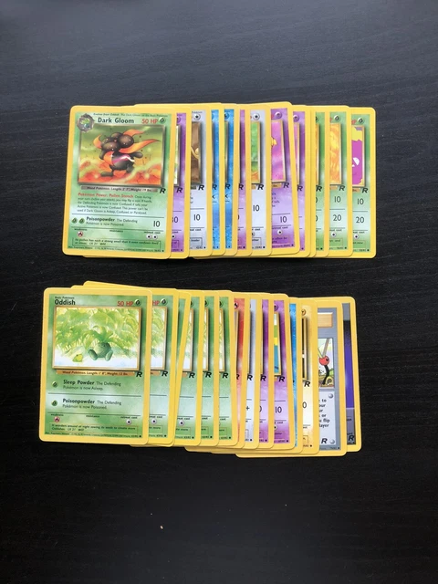Pokemon TCG: Team Rocket, Uncommon & Common x28 Cards, Unlimited, NM/VLP