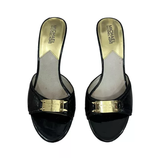 Michael Kors slip on women’s heeled sandals size 9