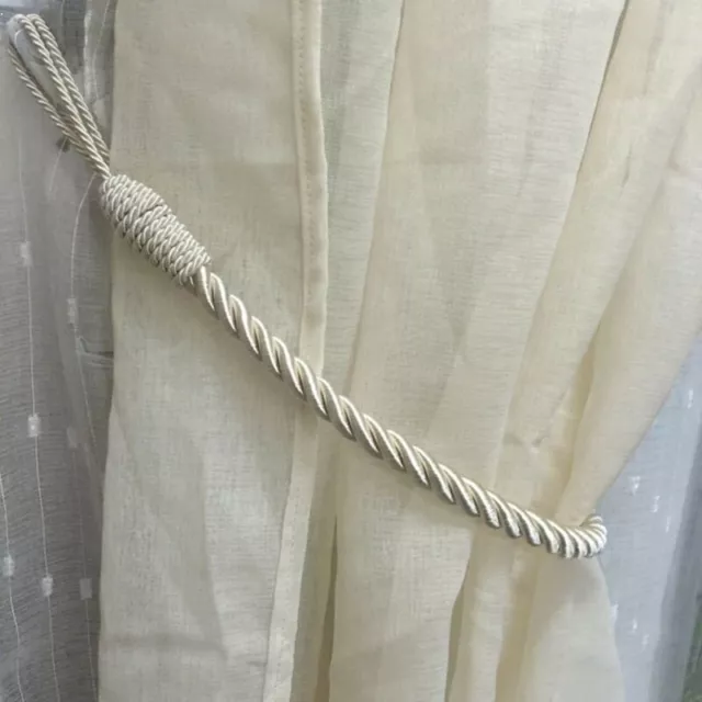 2 PCS Curtain Tiebacks Tie Backs Tassel Rope Living Room Bedroom Decoration