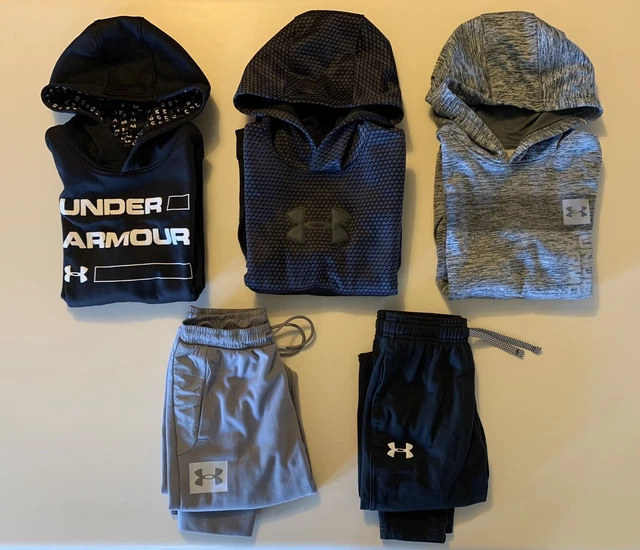 Under Armour Boys Hoodies & Pants Lot - Size 10-12 Youth Medium