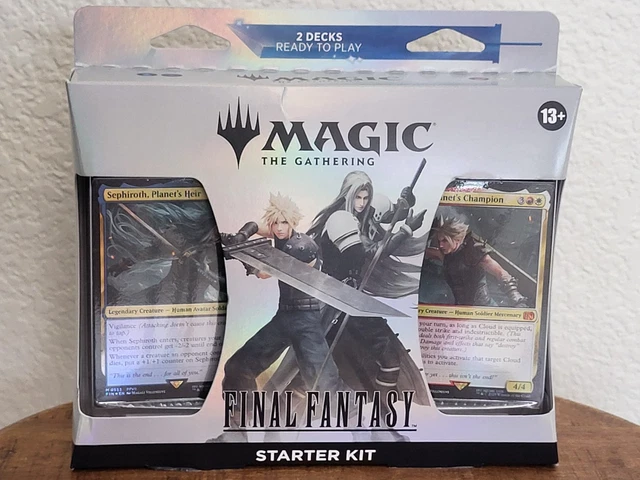 Magic: The Gathering – Final Fantasy Starter Kit (Italian Edition, Factory Sealed, Damaged Outer Box)