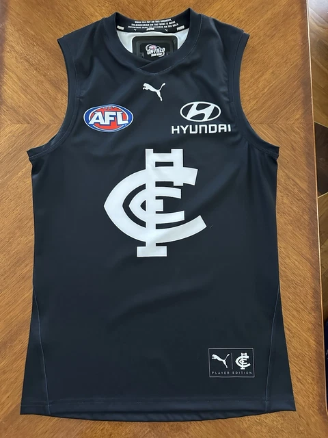 【海外Ｌサイズ】AFL カールトン・ブルーズ '24 ホームガーンジー CARLTON BLUES 2024 Tom De Koning (Home) Player Issue AFL