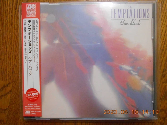 RARE ÉDITION LIMITÉE presque inutilisée The Temptations Bare Back The