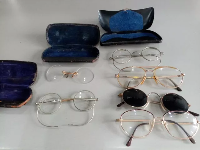 LOT Vintage EYEGLASSES EYES GLASSES--6 PCS