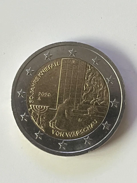 2 Euro Münze 50 Jahre Kniefall Von Warschau Wert 2 EURO MÜNZE 2020 50 Jahre Kniefall von Warschau. Selten, A EUR 1.000