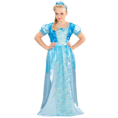 Costume Vestito Abito Travestimento Carnevale Bambina Principessa Delle Nevi-