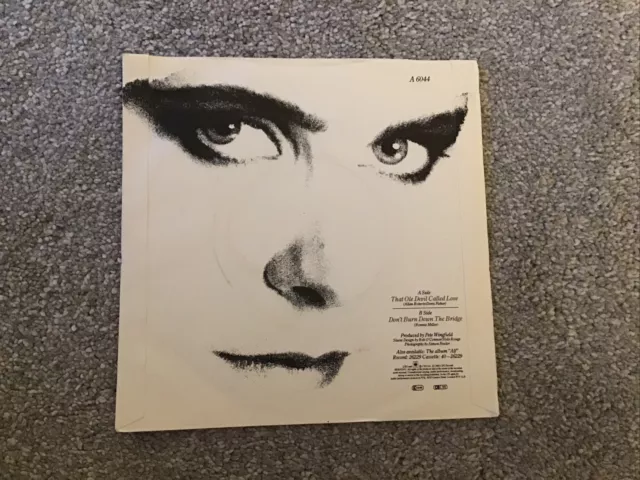Alison Moyet -That Ole Devil Called Love 7” Vinyl Single Record 1985 2