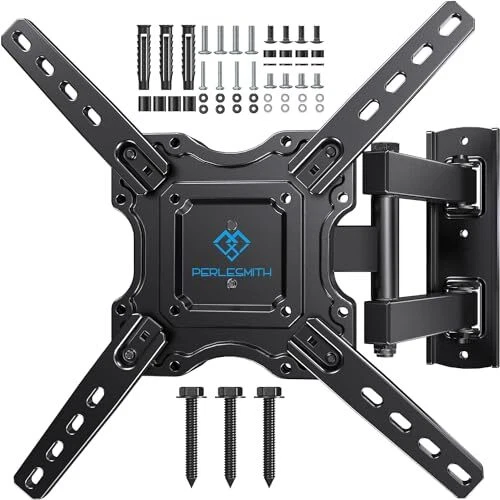 PERLESMITH TV WALL Mount, Swivels Tilts Extends Heavy Duty TV Wall Bracket for £24.78 PicClick UK