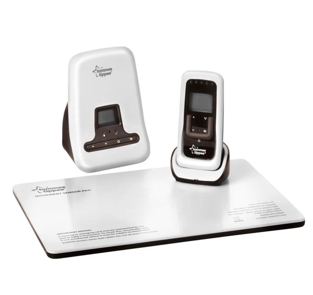 Tommee Tipee 3.5" Baby Monitor with Camera and Audio And Pad- White