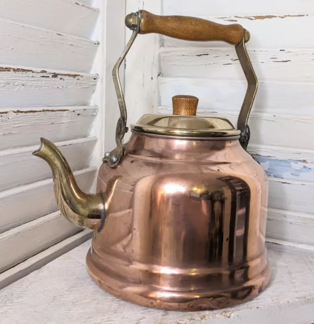 Centura International La Belle Cuisine Copper/Brass Tea Kettle 10”