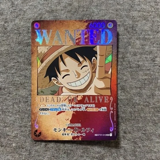 ONE PIECE CARD Monkey D Luffy WANTED ST01012 SR OP03 Mighty Enemies