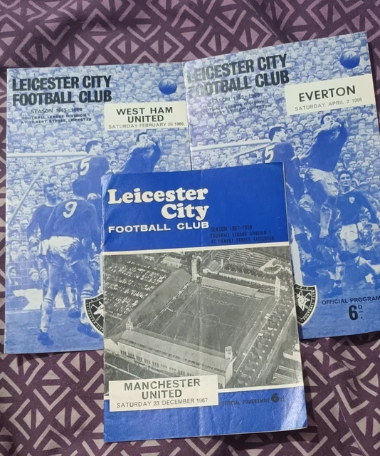LEICESTER CITY FOOTBALL programmes 2024/25 £6.00 PicClick UK
