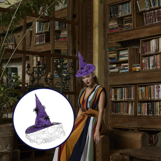 WITCH HAIR ACCESSORIES Halloween Hat for Carnival Uniqueness £7.55