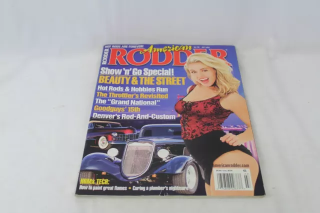 American Rodder Magazine,Rat Rods, Hot Rod & Custom Cars,July 2002