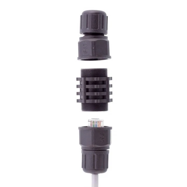 RiteAV 1 porta CAT6-SHIELDED Coassiale HDMI accoppiatore jack inserto