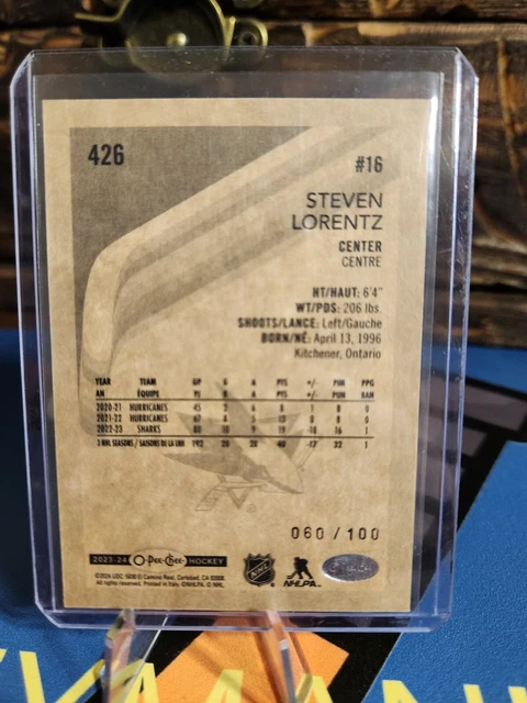 2023-24 O-Pee-Chee Retro Black Border Parallel Hockey Card /100 – U-Pick From List (#1-600) - View #2