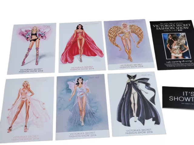 Victoria Secret 2014 Fashion Show Runway Model Cards